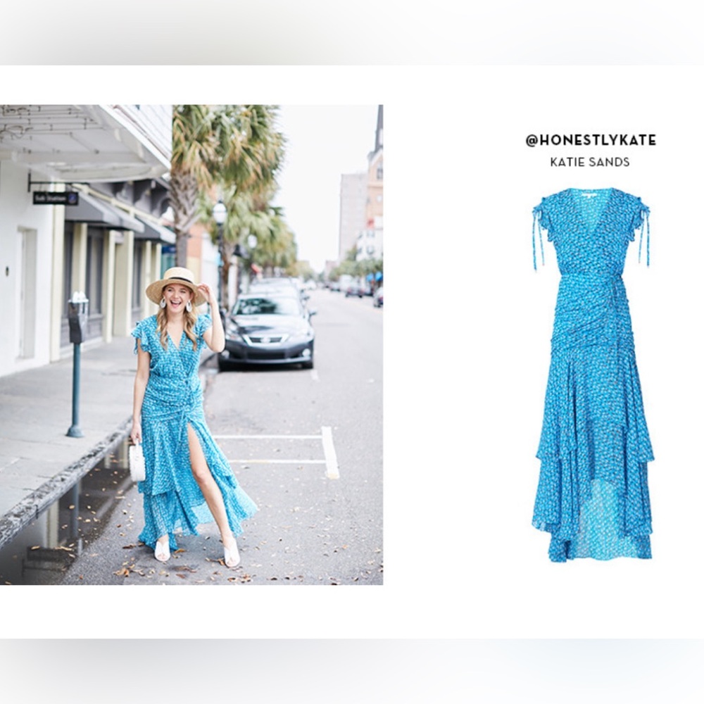 VERONICA BEARD Samara Silk Maxi Dress